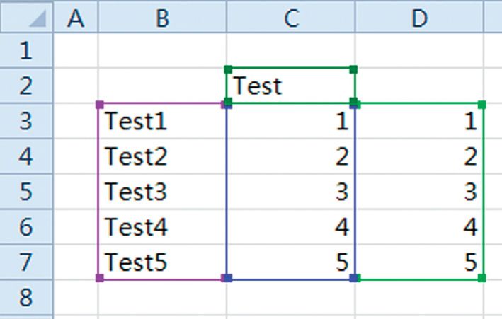 Excel图表系列源数据单元格引用的高亮显示