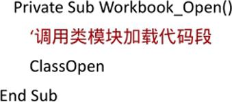 Workbook_Open　工作簿打开事件
