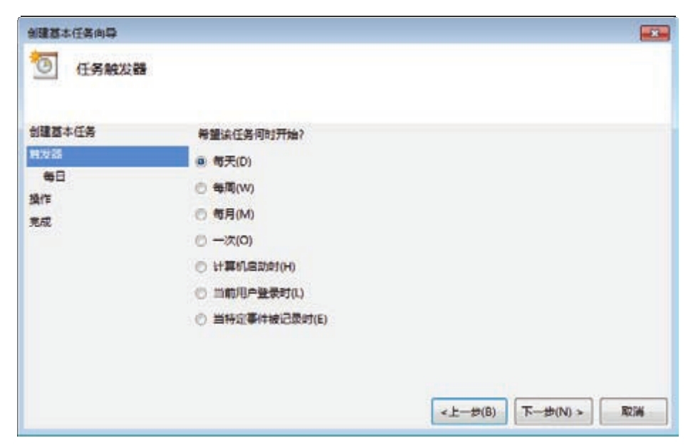 指定任务执行周期